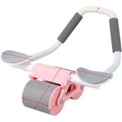 INF Ab Roller mit Ellenbogenstütze – zwei-Rad leiser Ab Roller mit Federunterstützung, rutschfestem Schaumgriff und Handyhalter Rosa INF Ab Roller mit Ellenbogenstütze – zwei-Rad leiser Ab Roller mit Federunterstützung, rutschfestem Schaumgriff und Handyhalter Rosa