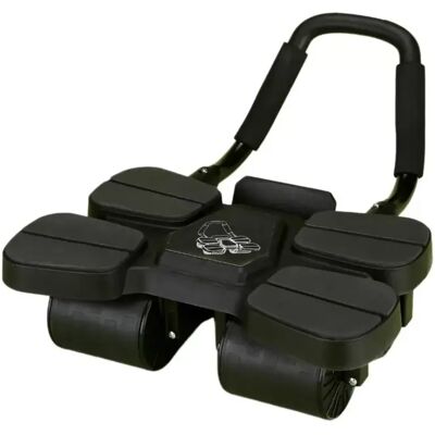 INF Ellenbogenstütze 4-Rad Ab-Roller mit federunterstützter Rückführung, schaumgepolsterter Ellenbogenauflage und Handyhalter Schwarz INF Ellenbogenstütze 4-Rad Ab-Roller mit federunterstützter Rückführung, schaumgepolsterter Ellenbogenauflage und Handyhalter Schwarz