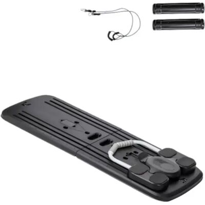 INF Multifunktionales klappbares Bauchtrainer-Board – Ganzkörper-Core-Trainer mit Widerstandsbändern, Haltungskorrektur und Schwarz INF Multifunktionales klappbares Bauchtrainer-Board – Ganzkörper-Core-Trainer mit Widerstandsbändern, Haltungskorrektur und Schwarz