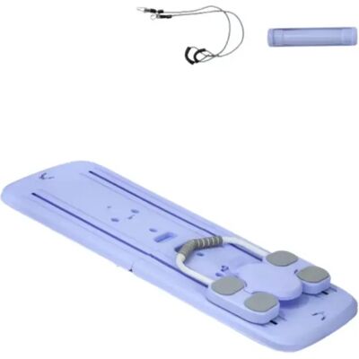 INF Multifunktionales klappbares Bauchtrainer-Board – Ganzkörper-Core-Trainer mit Widerstandsbändern, Haltungskorrektur und Violett INF Multifunktionales klappbares Bauchtrainer-Board – Ganzkörper-Core-Trainer mit Widerstandsbändern, Haltungskorrektur und Violett
