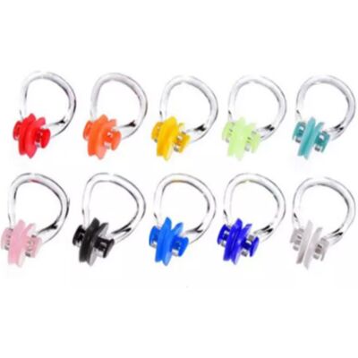 INF Nasenclips zum Schwimmen aus Silikon bunt 10er-Pack INF Nasenclips zum Schwimmen aus Silikon bunt 10er-Pack