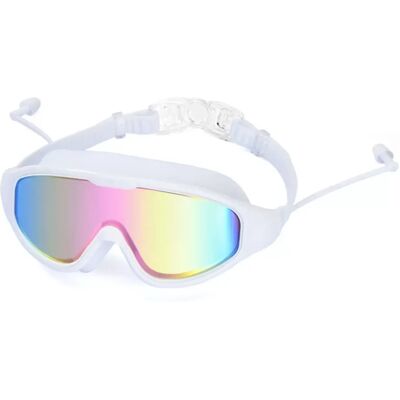 INF Schwimmbrille für Erwachsene mit großem Rahmen, 180° Weitwinkel, Anti-Beschlag & UV-Schutz, Silikon + PC, inkl. INF Schwimmbrille für Erwachsene mit großem Rahmen, 180° Weitwinkel, Anti-Beschlag & UV-Schutz, Silikon + PC, inkl.