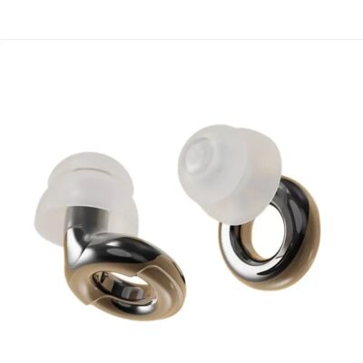 INF Set aus galvanisierten, geräuschdämpfenden Silikon-Ohrstöpseln – wasserdicht, zum Schwimmen, Schlafen, Lernen und Reisen Schwarz INF Set aus galvanisierten, geräuschdämpfenden Silikon-Ohrstöpseln – wasserdicht, zum Schwimmen, Schlafen, Lernen und Reisen Schwarz