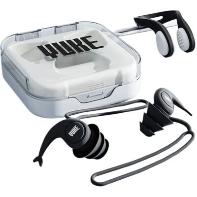INF Schwimm-Nasenklammer und Ohrstöpsel Set – Wasserdichte Silikon-Nasenklammer & weiche Ohrstöpsel für Schwimmen und Surfen Schwarz INF Schwimm-Nasenklammer und Ohrstöpsel Set – Wasserdichte Silikon-Nasenklammer & weiche Ohrstöpsel für Schwimmen und Surfen Schwarz
