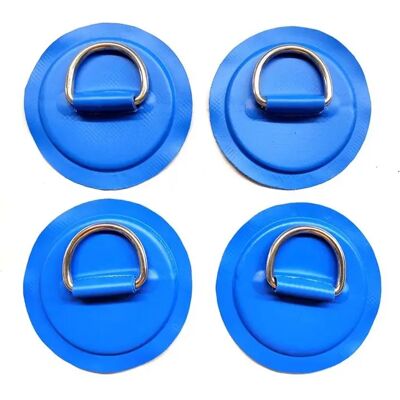 INF Kajak D-Ring Befestigungen 4er-Set – PVC- und Edelstahlhalter für Kajak, Schlauchboot, Surfboards und Paddleboards INF Kajak D-Ring Befestigungen 4er-Set – PVC- und Edelstahlhalter für Kajak, Schlauchboot, Surfboards und Paddleboards