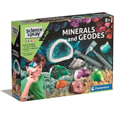 Clementoni Mineralien und Geoden - Wissenschaftsset für Kinder Clementoni Mineralien und Geoden - Wissenschaftsset für Kinder
