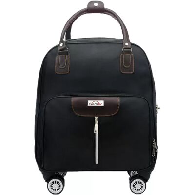 INF Reisetasche Handgepäck-Koffer auf Rollen Schwarz INF Reisetasche Handgepäck-Koffer auf Rollen Schwarz