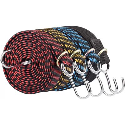 INF Elastischer Gepäckgurt mit Haken Schwarz 4 m INF Elastischer Gepäckgurt mit Haken Schwarz 4 m