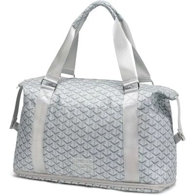 INF Erweiterbare Reisetasche: Groß, faltbar & wasserdicht Grau INF Erweiterbare Reisetasche: Groß, faltbar & wasserdicht Grau