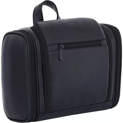 INF Faltbare Hänge-Kulturtasche für Herren - Wasserdichter Reise-Organizer mit großem Fassungsvermögen Schwarz INF Faltbare Hänge-Kulturtasche für Herren - Wasserdichter Reise-Organizer mit großem Fassungsvermögen Schwarz