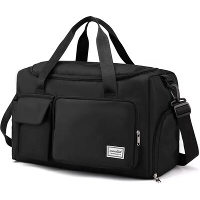 INF Reisetasche Sporttasche mit Schuh- und Nassklamottenfach wasserdicht Schwarz INF Reisetasche Sporttasche mit Schuh- und Nassklamottenfach wasserdicht Schwarz