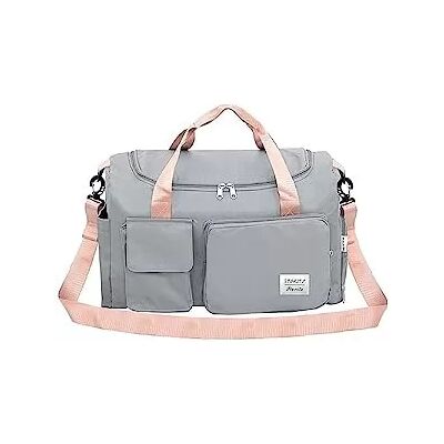 INF Reisetasche Sporttasche mit Schuh- und Nassklamottenfach wasserdicht Grau INF Reisetasche Sporttasche mit Schuh- und Nassklamottenfach wasserdicht Grau