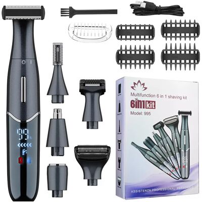 INF 5-in-1 Damen Haartrimmer: Präzise & Sanfte Pflege Schwarz INF 5-in-1 Damen Haartrimmer: Präzise & Sanfte Pflege Schwarz