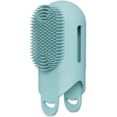 INF Silikon-Doppelstruktur Augenlid-Reinigungsbürste – Finger-Sleeve mit Ablaufloch, tragbar Blau INF Silikon-Doppelstruktur Augenlid-Reinigungsbürste – Finger-Sleeve mit Ablaufloch, tragbar Blau