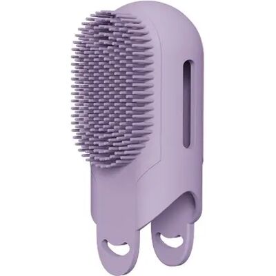 INF Silikon-Doppelstruktur Augenlid-Reinigungsbürste – Finger-Sleeve mit Ablaufloch, tragbar Violett INF Silikon-Doppelstruktur Augenlid-Reinigungsbürste – Finger-Sleeve mit Ablaufloch, tragbar Violett