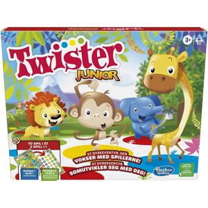 Hasbro GAMING Spiel Twister Junior 2 Spiele in 1 (DK/NO) Hasbro GAMING Spiel Twister Junior 2 Spiele in 1 (DK/NO)