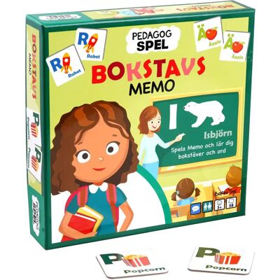 BARBO TOYS Spiel Classic Pedagog Spel Bokstavsmemo (SE) BARBO TOYS Spiel Classic Pedagog Spel Bokstavsmemo (SE)