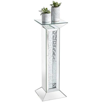 Xora Dekosäule, Silber, Glas, Holzwerkstoff, 30.5x89x30.5 cm, Dekoration, Skulpturen & Dekoobjekte, Dekoobjekte Xora Dekosäule, Silber, Glas, Holzwerkstoff, 30.5x89x30.5 cm, Dekoration, Skulpturen & Dekoobjekte, Dekoobjekte