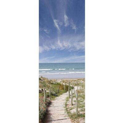 Euroart Glasbild, Blau, Grün, Weiß, Sand, Glas, Strand \u0026 Meer, rechteckig, 30x80 cm, Fotografie, einfache und schnelle Anbringung, glänzend, Bilder und Zubehör, Wandbilder, Glasbilder Euroart Glasbild, Blau, Grün, Weiß, Sand, Glas, Strand \u0026 Meer, rechteckig, 30x80 cm, Fotografie, einfache und schnelle Anbringung, glänzend, Bilder und Zubehör, Wandbilder, Glasbilder