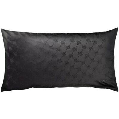 JOOP! Schwarze Cornflower Jacquard Kissenhülle 40x80 cm JOOP! Schwarze Cornflower Jacquard Kissenhülle 40x80 cm