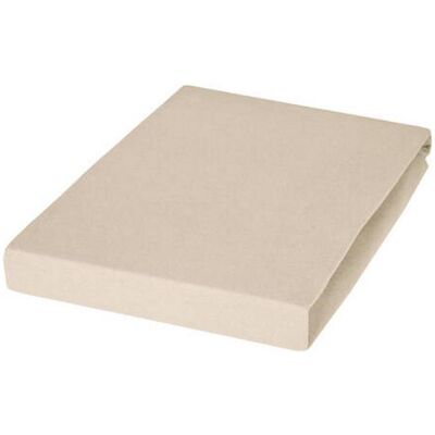 Janine Beige Elastisches Spannbetttuch - Bettwäsche Janine Beige Elastisches Spannbetttuch - Bettwäsche