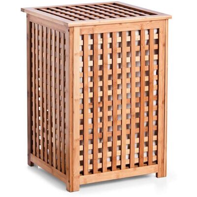 Zeller Present Wäschesammler, Natur, Holz, Textil, Bambus, 40x40x58 cm, Ordnen & Aufbewahren, Wäschekörbe & Tonnen Zeller Present Wäschesammler, Natur, Holz, Textil, Bambus, 40x40x58 cm, Ordnen & Aufbewahren, Wäschekörbe & Tonnen