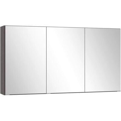 Held Spiegelschrank, Graphit, Glas, Holzwerkstoff, 6 Fächer, 120x64x20 cm, Made in Germany, Badezimmer, Badezimmerspiegel, Spiegelschränke Held Spiegelschrank, Graphit, Glas, Holzwerkstoff, 6 Fächer, 120x64x20 cm, Made in Germany, Badezimmer, Badezimmerspiegel, Spiegelschränke