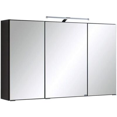 Held Spiegelschrank Held Möbel Cardiff, Graphit, Metall, 6 Fächer, 100x64x20 cm, Made in Germany, Badezimmer, Badezimmerspiegel, Spiegelschränke Held Spiegelschrank Held Möbel Cardiff, Graphit, Metall, 6 Fächer, 100x64x20 cm, Made in Germany, Badezimmer, Badezimmerspiegel, Spiegelschränke
