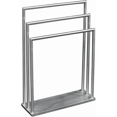 Handtuchständer, Edelstahl, Metall, eckig, 58x83x20 cm, Made in Germany, Badaccessoires, Duschzubehör, Handtuchhalter Handtuchständer, Edelstahl, Metall, eckig, 58x83x20 cm, Made in Germany, Badaccessoires, Duschzubehör, Handtuchhalter