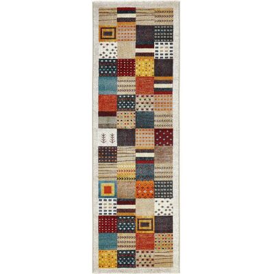 Novel Mehrfarbiger Gewebter Teppich - 80x250 cm - Teppich Novel Mehrfarbiger Gewebter Teppich - 80x250 cm - Teppich
