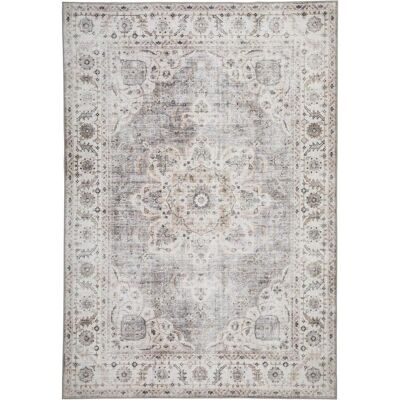 Novel Vintage-Teppich waschbar, Beige, Textil, rechteckig, 130x190 cm, Oeko-Tex® Standard 100, für Fußbodenheizung geeignet, rutschfest, in verschiedenen Größen erhältlich, feuchtraumgeeignet, waschbar, pflegeleicht, leicht zusammenrollbar, Teppiche & Böd Novel Vintage-Teppich waschbar, Beige, Textil, rechteckig, 130x190 cm, Oeko-Tex® Standard 100, für Fußbodenheizung geeignet, rutschfest, in verschiedenen Größen erhältlich, feuchtraumgeeignet, waschbar, pflegeleicht, leicht zusammenrollbar, Teppiche & Böd