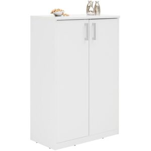 Xora Weiße Kommode - 72x110x36 cm - 2 Türen - Schlafzimmer Xora Weiße Kommode - 72x110x36 cm - 2 Türen - Schlafzimmer