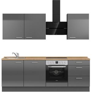 Nobilia Küchenleerblock Flash, Eiche, Schiefer, Metall, 3 Schublade(n) Schubladen, nur wie online abgebildet bestellbar, 240 cm, Blauer Engel, Pefc, Goldenes M, Made in Germany, DGM-Klimapakt, seitenverkehrt erhältlich, vormontierter Korpus, Küchen, Küche Nobilia Küchenleerblock Flash, Eiche, Schiefer, Metall, 3 Schublade(n) Schubladen, nur wie online abgebildet bestellbar, 240 cm, Blauer Engel, Pefc, Goldenes M, Made in Germany, DGM-Klimapakt, seitenverkehrt erhältlich, vormontierter Korpus, Küchen, Küche