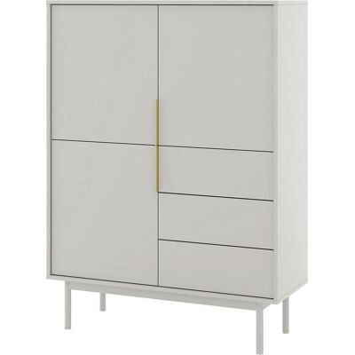 Boxxx Highboard Viva, Kaschmir, Holz, 1 Fächer, 3 Schublade(n) Schubladen, 104x139.5x39 cm, Typenauswahl, Beimöbel erhältlich, stehend, Wohnzimmer, Kommoden & Sideboards, Highboards Boxxx Highboard Viva, Kaschmir, Holz, 1 Fächer, 3 Schublade(n) Schubladen, 104x139.5x39 cm, Typenauswahl, Beimöbel erhältlich, stehend, Wohnzimmer, Kommoden & Sideboards, Highboards