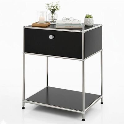 Floordirekt Regal Concept Epure Mk-139, Schwarz, Metall, 50x65x40 cm, stehend, Wohnzimmer, Regale, Bücherregale Floordirekt Regal Concept Epure Mk-139, Schwarz, Metall, 50x65x40 cm, stehend, Wohnzimmer, Regale, Bücherregale