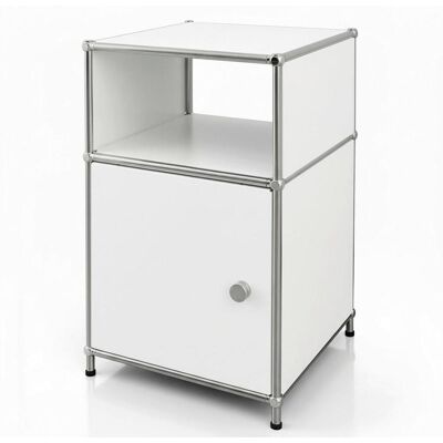 Floordirekt Regal Concept Epure Mk-040, Weiß, Metall, 40x65x40 cm, stehend, Wohnzimmer, Regale, Bücherregale Floordirekt Regal Concept Epure Mk-040, Weiß, Metall, 40x65x40 cm, stehend, Wohnzimmer, Regale, Bücherregale