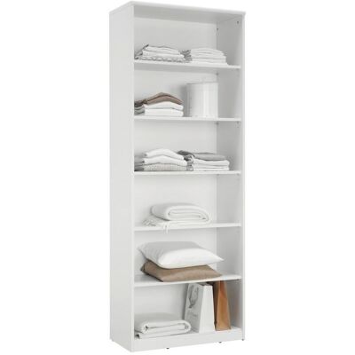 Xora Modell 208 - 6 Fächer Weiß Regal - Aufbewahrungsmöbel Xora Modell 208 - 6 Fächer Weiß Regal - Aufbewahrungsmöbel