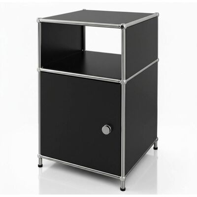Floordirekt Regal Concept Epure Mk-040, Schwarz, Metall, 40x65x40 cm, stehend, Wohnzimmer, Regale, Bücherregale Floordirekt Regal Concept Epure Mk-040, Schwarz, Metall, 40x65x40 cm, stehend, Wohnzimmer, Regale, Bücherregale