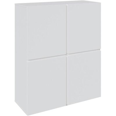 Xora Highboard, Weiß, Kunststoff, 6 Fächer, 99.4x119.4x39.8 cm, Wohnzimmer, Kommoden & Sideboards, Highboards Xora Highboard, Weiß, Kunststoff, 6 Fächer, 99.4x119.4x39.8 cm, Wohnzimmer, Kommoden & Sideboards, Highboards