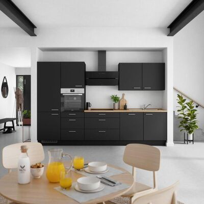 Nobilia Küchenleerblock Touch, Schwarz, Eiche, Holzwerkstoff, 6 Schublade(n) Schubladen, nur wie online abgebildet bestellbar, 330 cm, Blauer Engel, Pefc, Goldenes M, Made in Germany, DGM-Klimapakt, seitenverkehrt erhältlich, vormontierter Korpus, Küchen, Nobilia Küchenleerblock Touch, Schwarz, Eiche, Holzwerkstoff, 6 Schublade(n) Schubladen, nur wie online abgebildet bestellbar, 330 cm, Blauer Engel, Pefc, Goldenes M, Made in Germany, DGM-Klimapakt, seitenverkehrt erhältlich, vormontierter Korpus, Küchen,