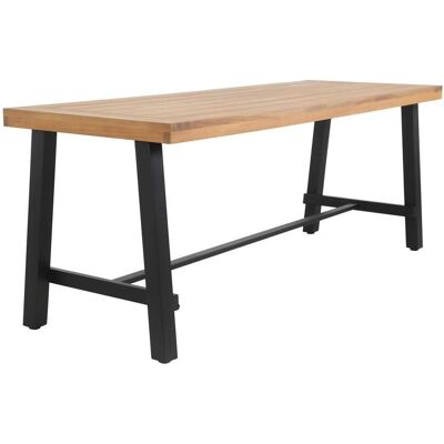 Ambia Garden Gartentisch, Schwarz, Akazie, Holz, Metall, Akazie, vollmassiv, rechteckig, eckig, 70x76x120 cm, Bsci, FSC 100%, Gartenmöbel, Gartentische, Gartentische Ambia Garden Gartentisch, Schwarz, Akazie, Holz, Metall, Akazie, vollmassiv, rechteckig, eckig, 70x76x120 cm, Bsci, FSC 100%, Gartenmöbel, Gartentische, Gartentische