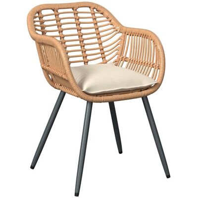 Ambia Garden Gartenstuhl, Grau, Natur, Beige, Metall, Kunststoff, Textil, Füllung: Schaumstoff, Rundrohr, 56x80x60 cm, UV-beständig, Gartenmöbel, Gartenstühle, Gartenstühle Ambia Garden Gartenstuhl, Grau, Natur, Beige, Metall, Kunststoff, Textil, Füllung: Schaumstoff, Rundrohr, 56x80x60 cm, UV-beständig, Gartenmöbel, Gartenstühle, Gartenstühle
