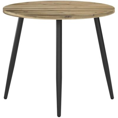 Ambia Garden Gartentisch, Akazie, Holz, Metall, Akazie, vollmassiv, rund, 100x100x76 cm, FSC 100%, wetterfest, Gartenmöbel, Gartentische, Gartentische Ambia Garden Gartentisch, Akazie, Holz, Metall, Akazie, vollmassiv, rund, 100x100x76 cm, FSC 100%, wetterfest, Gartenmöbel, Gartentische, Gartentische