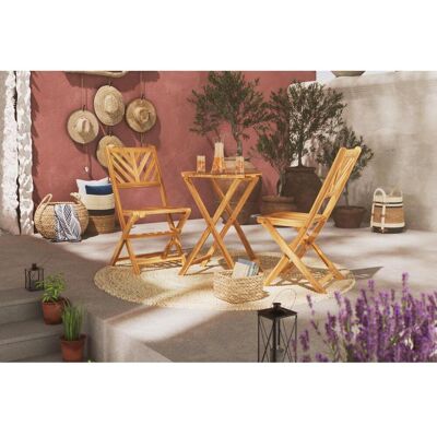 Ambia Garden Balkonset, Holz, Akazie, Hartholz, 57x57x74 cm, Stuhl klappbar, Balkonmöbel, Balkonmöbel-Set Ambia Garden Balkonset, Holz, Akazie, Hartholz, 57x57x74 cm, Stuhl klappbar, Balkonmöbel, Balkonmöbel-Set