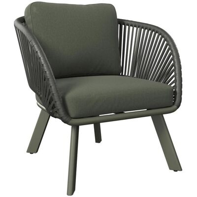 Ambia Garden Loungesessel, Grün, Metall, Textil, Füllung: Schaumstoff, Rundrohr, 83x77x82 cm, Loungemöbel, Loungesessel Ambia Garden Loungesessel, Grün, Metall, Textil, Füllung: Schaumstoff, Rundrohr, 83x77x82 cm, Loungemöbel, Loungesessel