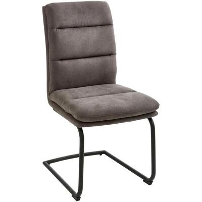 Cantus Schlanker Stuhl - Mikrofaser Esszimmer - Grau Cantus Schlanker Stuhl - Mikrofaser Esszimmer - Grau