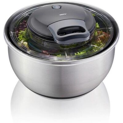 Gefu Salatschleuder Pullit, Schwarz, Transparent, Metall, Kunststoff, 4,5 L, rund, 18.5 cm, Deckel mit Sichtfenster, Kochen, Küchenhelfer, Salatschleuder Gefu Salatschleuder Pullit, Schwarz, Transparent, Metall, Kunststoff, 4,5 L, rund, 18.5 cm, Deckel mit Sichtfenster, Kochen, Küchenhelfer, Salatschleuder