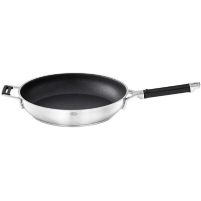 Rösle Bratpfanne Silence Pro, Schwarz, Edelstahl, Metall, 4,4 L, rund, breiter Schüttrand, antihaftbeschichtet, geschmacksneutral, Kochen, Pfannen, Bratpfannen Rösle Bratpfanne Silence Pro, Schwarz, Edelstahl, Metall, 4,4 L, rund, breiter Schüttrand, antihaftbeschichtet, geschmacksneutral, Kochen, Pfannen, Bratpfannen