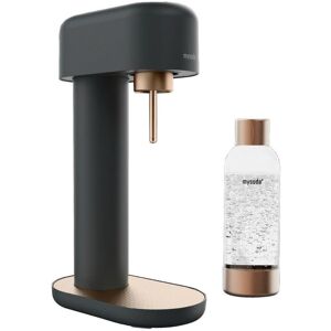 mysoda Wassersprudler Ruby 2 Black/Copper, Schwarz, Roségold, Metall, 14x41x24 cm, Küchengeräte, Wasseraufbereitung, Wassersprudler mysoda Wassersprudler Ruby 2 Black/Copper, Schwarz, Roségold, Metall, 14x41x24 cm, Küchengeräte, Wasseraufbereitung, Wassersprudler