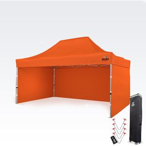 BRIMO - Hexagon Premium - 3x4,5m - 3 Seitenwände - Pavillon BRIMO - Hexagon Premium - 3x4,5m - 3 Seitenwände - Pavillon
